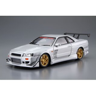 AOSHIMA AOS 06990 Aoshima 1/24 Nissan C-West BNR34 Skyline GT-R '02