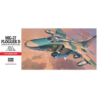 HASEGAWA HAS 00340 1/72 Mig-27 Flogger D Plastic Model