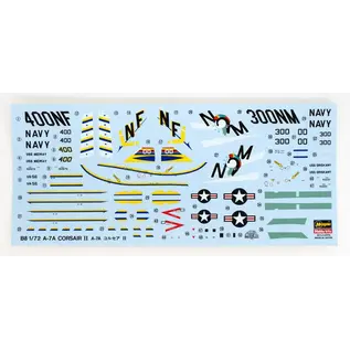 HASEGAWA HAS 00238 1/72 A-7A Corsair II Plastic Model