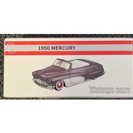 BURAGO BUR 240279 1950 MERCURY VINTAGE CARS 1/64 DIE-CAST