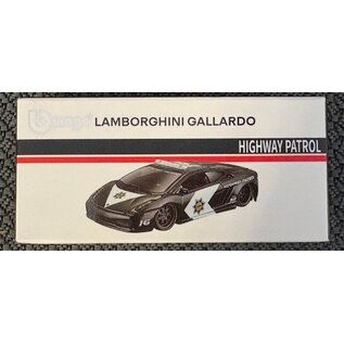 BURAGO BUR 240224 LAMBORGHINI GALLARDO HIGHWAY PATROL 1/64 DIE-CAST