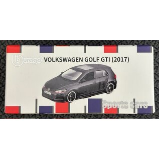 BURAGO BUR 243898 VOLKSWAGEN GOLF GTI 2017 1/64 DIE-CAST