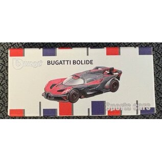 BURAGO BUR 243928 BUGATTI BOLIDE 1/64 DIE-CAST
