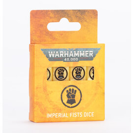 GAMES WORKSHOP WAR 99220101037 IMPERIAL FISTS DICE