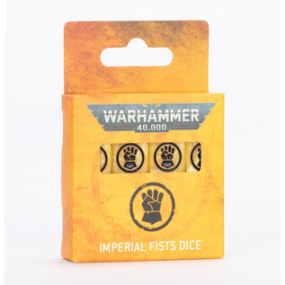 GAMES WORKSHOP WAR 99220101037 IMPERIAL FISTS DICE