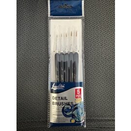 LOSEILTIN LOS HB-3372 Detail brush set 5 pack Taklon