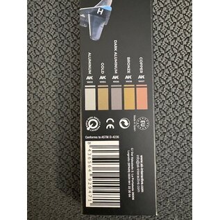 AK INTERACTIVE AKI 10046 METALLIC EFFECTS SET PENCILS