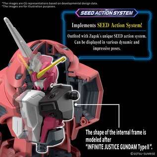 BANDAI BAN 5068342 Bandai HGCE #260 1/144 ZGMF-MM07 Z'Gok (Seed Freedom Ver.) "Gundam SEED Freedom"