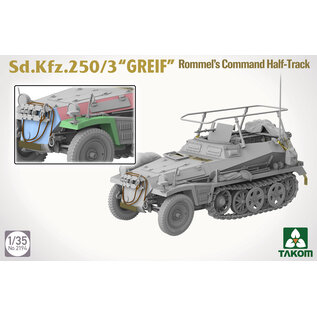 TAKOM TAK 2194 Takom 1/35 Sd.Kfz.250/3 "GREIF" Rommel's Command Half-Track