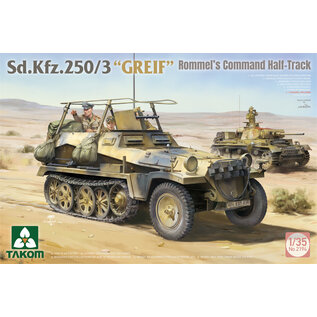 TAKOM TAK 2194 Takom 1/35 Sd.Kfz.250/3 "GREIF" Rommel's Command Half-Track