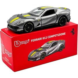 BURAGO BUR 243942 FERRARI 812 COMPETIZIONE SILVER 1/64 DIE-CAST