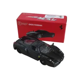 BURAGO BUR 242549 ENZO FERRARI BLACK 1/64 DIE-CAST