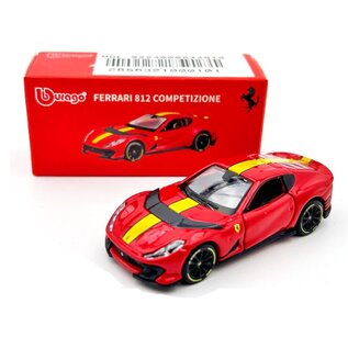 BURAGO BUR 243935 FERRARI 812 COMPETIZIONE RED 1/64 DIE-CAST