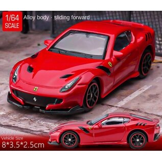 BURAGO BUR 242471 FERRARI F12TDF RED 1/64 DIE-CAST