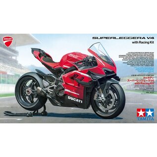 TAMIYA TAM 14143 DUCATI SUPERLEGGERA V4 WITH RACING KIT 1/12 PLASTIC MODEL
