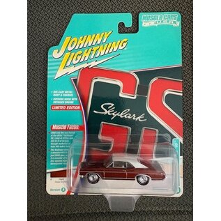 JOHNNY LIGHTNING JL 07935 1969 BUICK SKYLARK GS SEAFOAM RIVIERA RED POLY 1/64 DIE-CAST