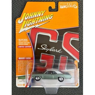 JOHNNY LIGHTNING JL 07932 1969 BUICK SKYLARK GS SEAFOAM GREEN POLY 1/64 DIE-CAST