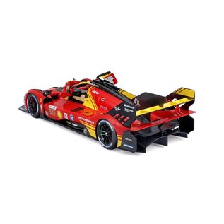 BURAGO BUR 18-16303 Bburago 1/18 Racing Ferrari 499P 24HLM (2024) - Red #50