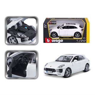 BURAGO BUR 18-21077 Bburago 1/24 Porsche Macan - White