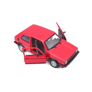 BURAGO BUR 18-21089 Bburago 1/24 Volkswagen Golf Mk1 GTI (1979) - Red