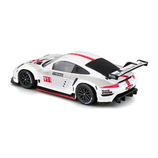 BURAGO BUR 18-38302 Bburago 1/43 Race Porsche 911 RSR - White