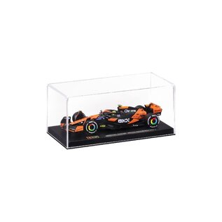BURAGO BUR 18-38215 Bburago 1/43 F1 McLaren MCL38 w/ helmet (2024) - Norris #4