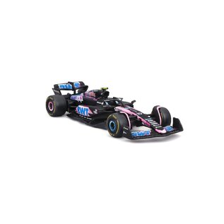 BURAGO BUR 18-38220 Bburago 1/43 F1 Alpine F1 Team A524 w/helmet (2024) Gasly #10