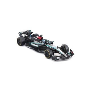 BURAGO BUR 18-38209-63 Bburago 1/43 F1 Mercedes W15 w/helmet (2024) - Russell #63