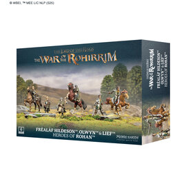 GAMES WORKSHOP WAR 99121464039 LOTR FREALAF HILDESON, OWLYN & LIEF HEROES OF ROHAN