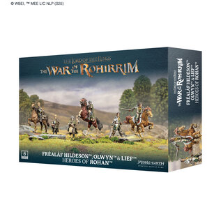 GAMES WORKSHOP WAR 99121464039 LOTR FREALAF HILDESON, OWLYN & LIEF HEROES OF ROHAN