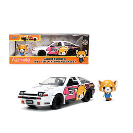 JADA TOYS JAD 33725 AGGRETSUKO & 1986 TOYOTA TRUENO (AE86)
