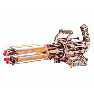 ROKR ROE LQA01 ROKR Rotating-Barrel Machine Gun Toy 3D Wooden Puzzle