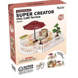 ROLIFE ROE DWP09 Rolife Chic Café Terrace DIY Plastic Miniature House