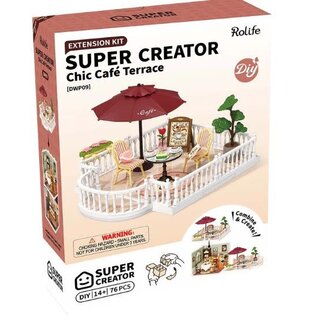 ROLIFE ROE DWP09 Rolife Chic Café Terrace DIY Plastic Miniature House