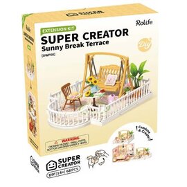 ROLIFE ROE DWP08 Rolife Sunny Break Terrace DIY Plastic Miniature House