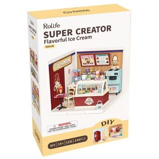 ROLIFE ROE DW018B Rolife Flavorful Ice Cream DIY Plastic Miniature House
