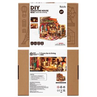 ROLIFE ROE DG173 Rolife Cheers Bar & Dining DIY Miniature House Kit