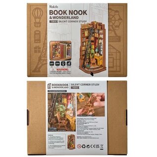 ROLIFE ROE TGE02 Rolife Book Nook Silent Corner Study 3D Wooden Puzzle