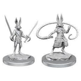 WIZKIDS WK 90487 D&D Nolzur's Marvelous Unpainted Miniatures: Wave 17: Harengon Rogues