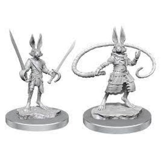 WIZKIDS WK 90487 D&D Nolzur's Marvelous Unpainted Miniatures: Wave 17: Harengon Rogues