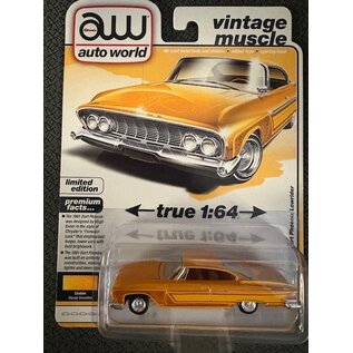 AUTOWORLD AW 07645 1961 DODGE DART PHOENIX LOWRIDER MANGO SMOOTHIE 1/64 DIE-CAST