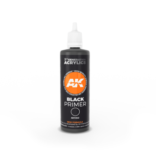 AK INTERACTIVE AK 11242 AK Interactive 3G Black Primer 100ml