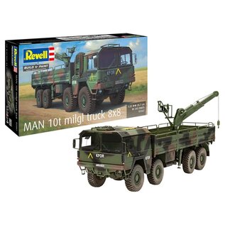 REVELL GERMANY REV 03367 MAN 10T MILGL TRUCK 8X8 1/35 PLASTIC MODEL