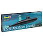 REVELL GERMANY REV 05185 S.S.B. ABRAHAM LINCOLN 1/253 PLASTIC MODEL