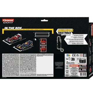 CARRERA CAR 20071604 FORMULA RACER EXTENSION PACK KIT FERRARI SF-25 NO.44 HAMILTON / RED BULL RB21 NO.1 VERSTAPPEN