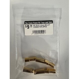 GC 5510 5.5mm BULLET CONNECTOR (6PCS)