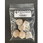 BB DICE-W MARBLED DICE POLYHEDRAL WHITE/GOLD (7PCS)