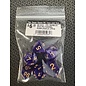 BB DICE-PPL MARBLED DICE POLYHEDRAL PURPLE/GOLD (7PCS)