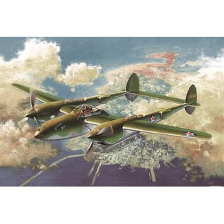 Academy/Model Rectifier Corp. ACA 12208 1/48 P-38F GLACIER GIRL MODEL KIT