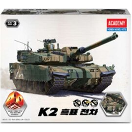 Academy/Model Rectifier Corp. ACA 15402 Academy K2 Black Panther 4D Model Kit (Korean Packaging and Instruction Manual)